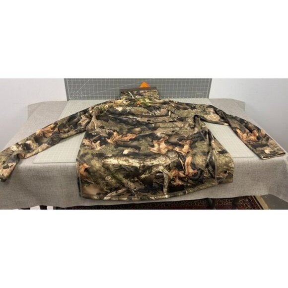 NOMAD Men's Utility Camo Half-Zip Hunting Shirt Mossy Oak Droptine Sz XXL NEW~~ - Picture 8 of 8